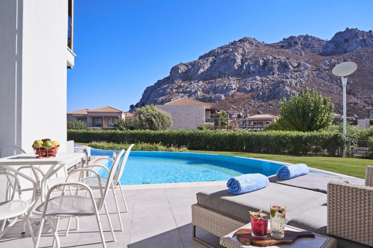 Atlantica Aegean Park Otel Kolymbia Dış mekan fotoğraf