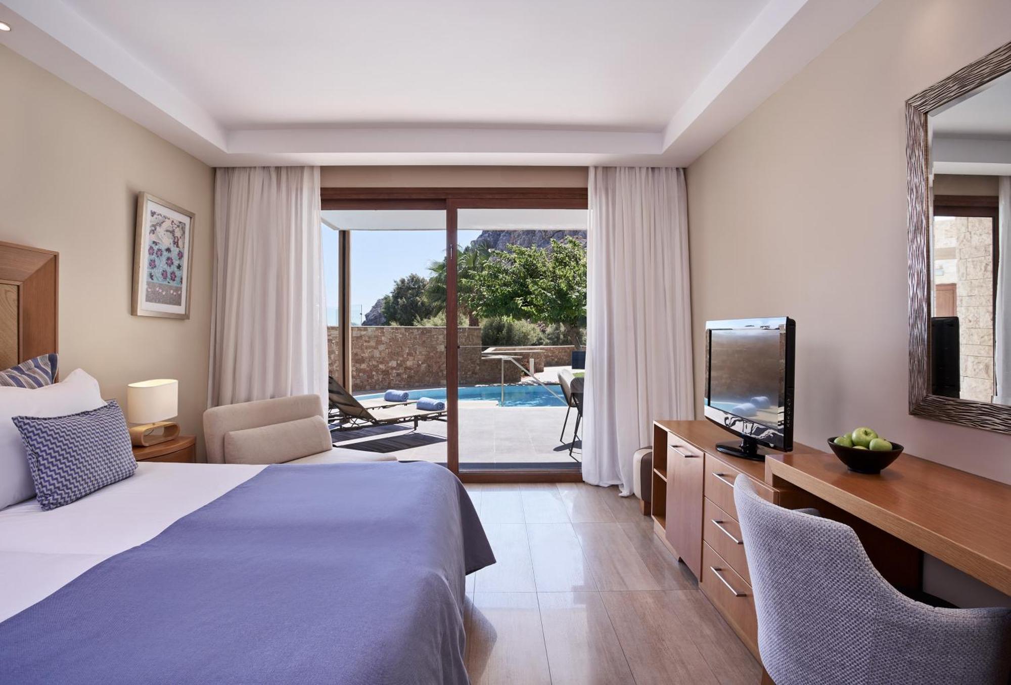 Atlantica Aegean Park Otel Kolymbia Dış mekan fotoğraf