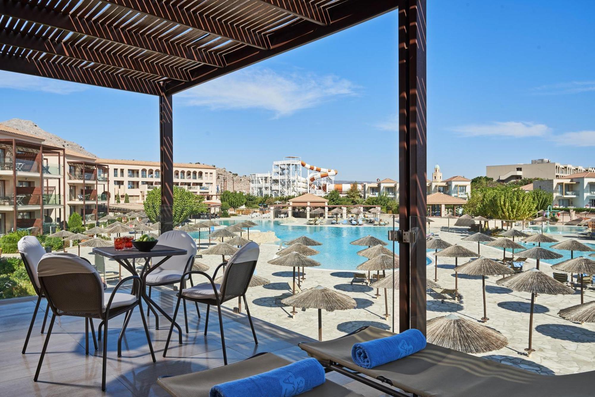 Atlantica Aegean Park Otel Kolymbia Dış mekan fotoğraf