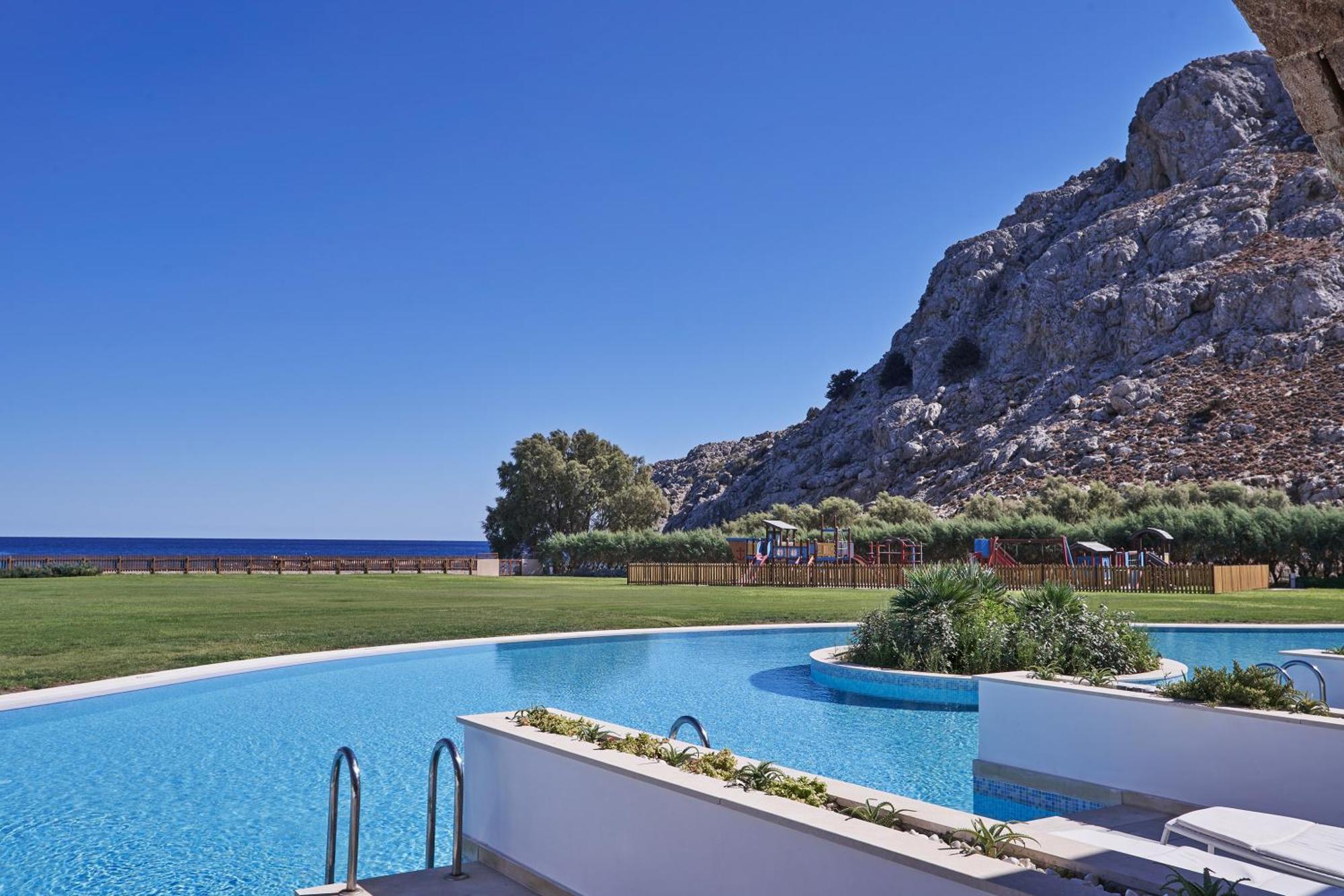 Atlantica Aegean Park Otel Kolymbia Dış mekan fotoğraf