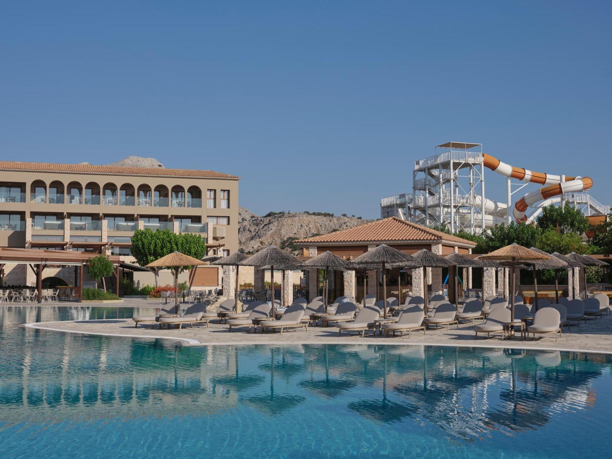 Atlantica Aegean Park Otel Kolymbia Dış mekan fotoğraf