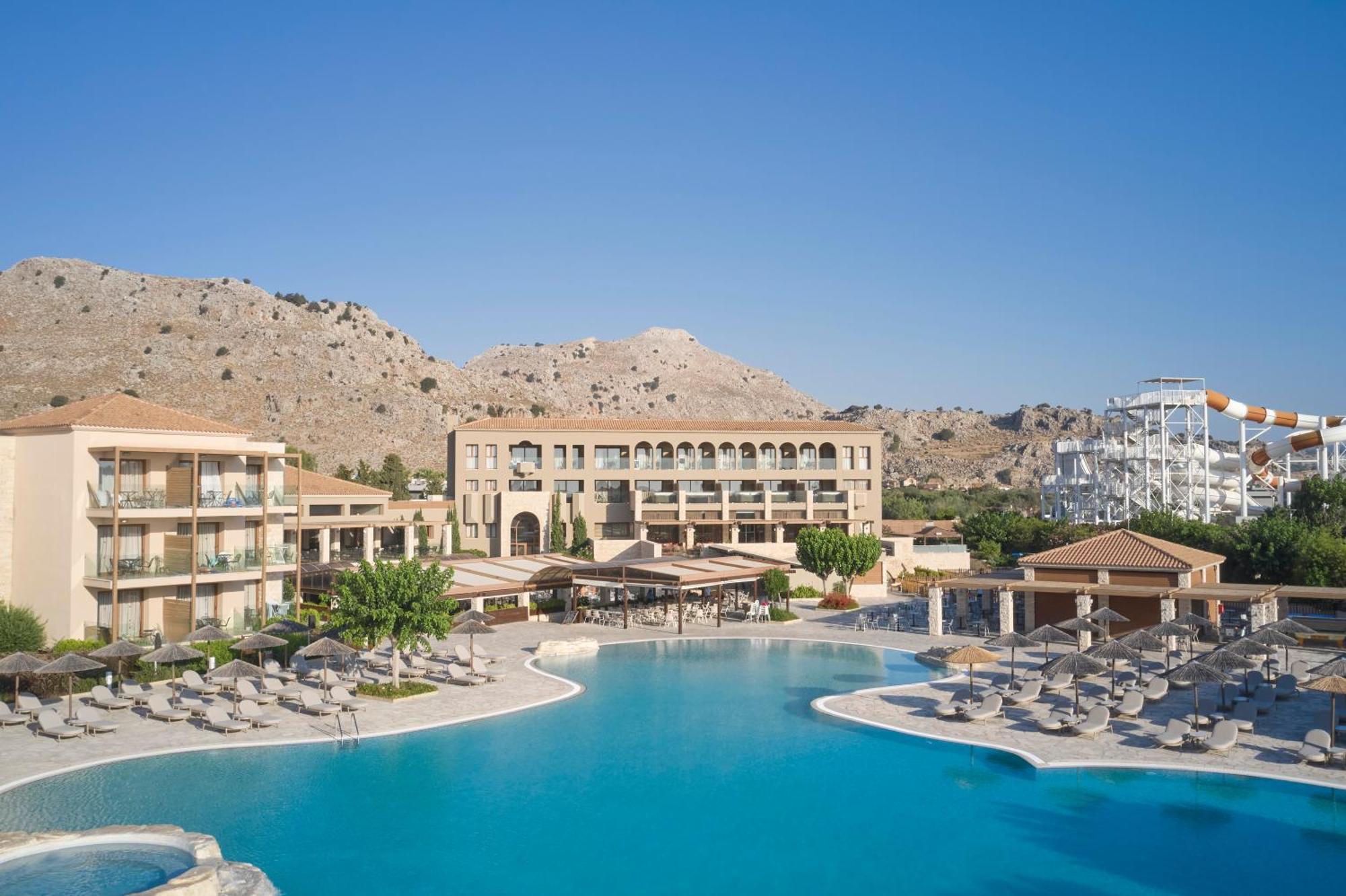 Atlantica Aegean Park Otel Kolymbia Dış mekan fotoğraf