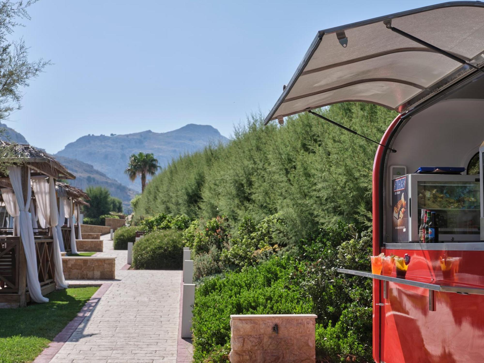 Atlantica Aegean Park Otel Kolymbia Dış mekan fotoğraf